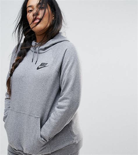 nike kapuzenpullover damen grau|Graue Nike Pullover online kaufen .